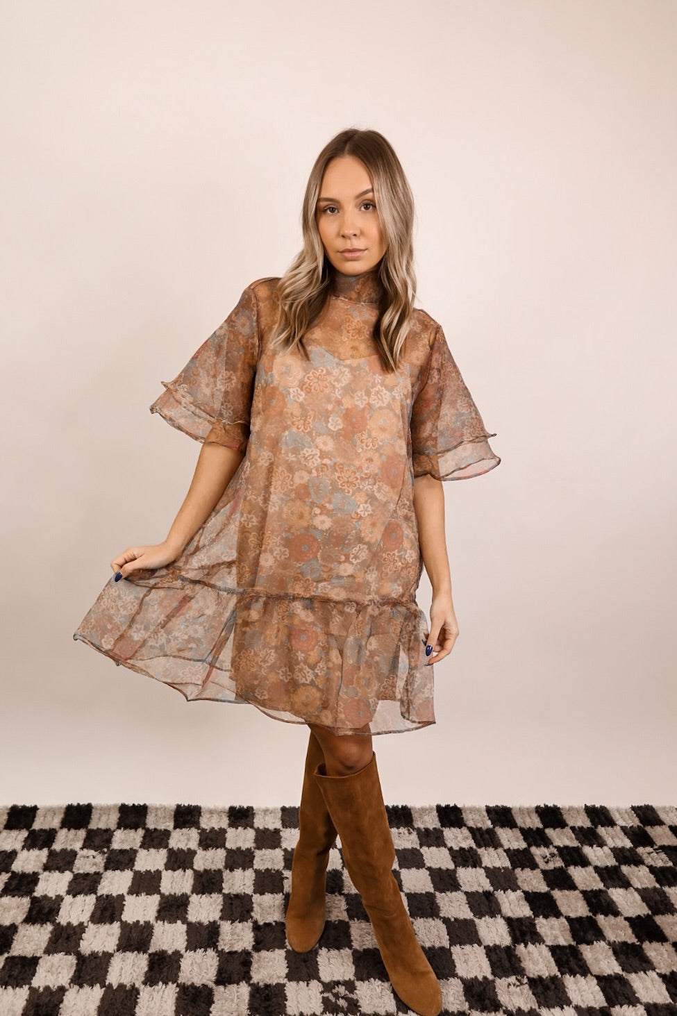 Maisey Organza Mini Dress