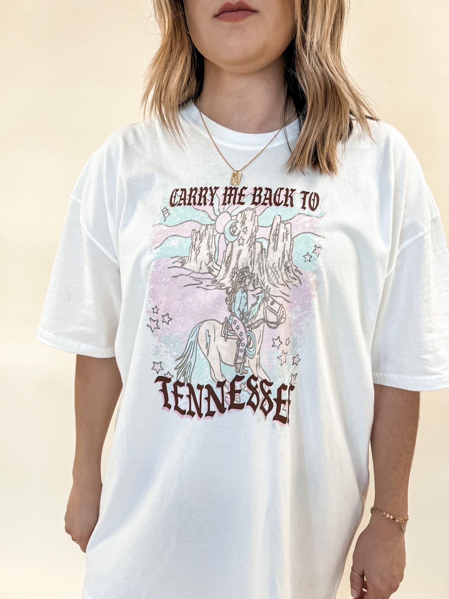 Carry Me Back Oversized Graphic Tee