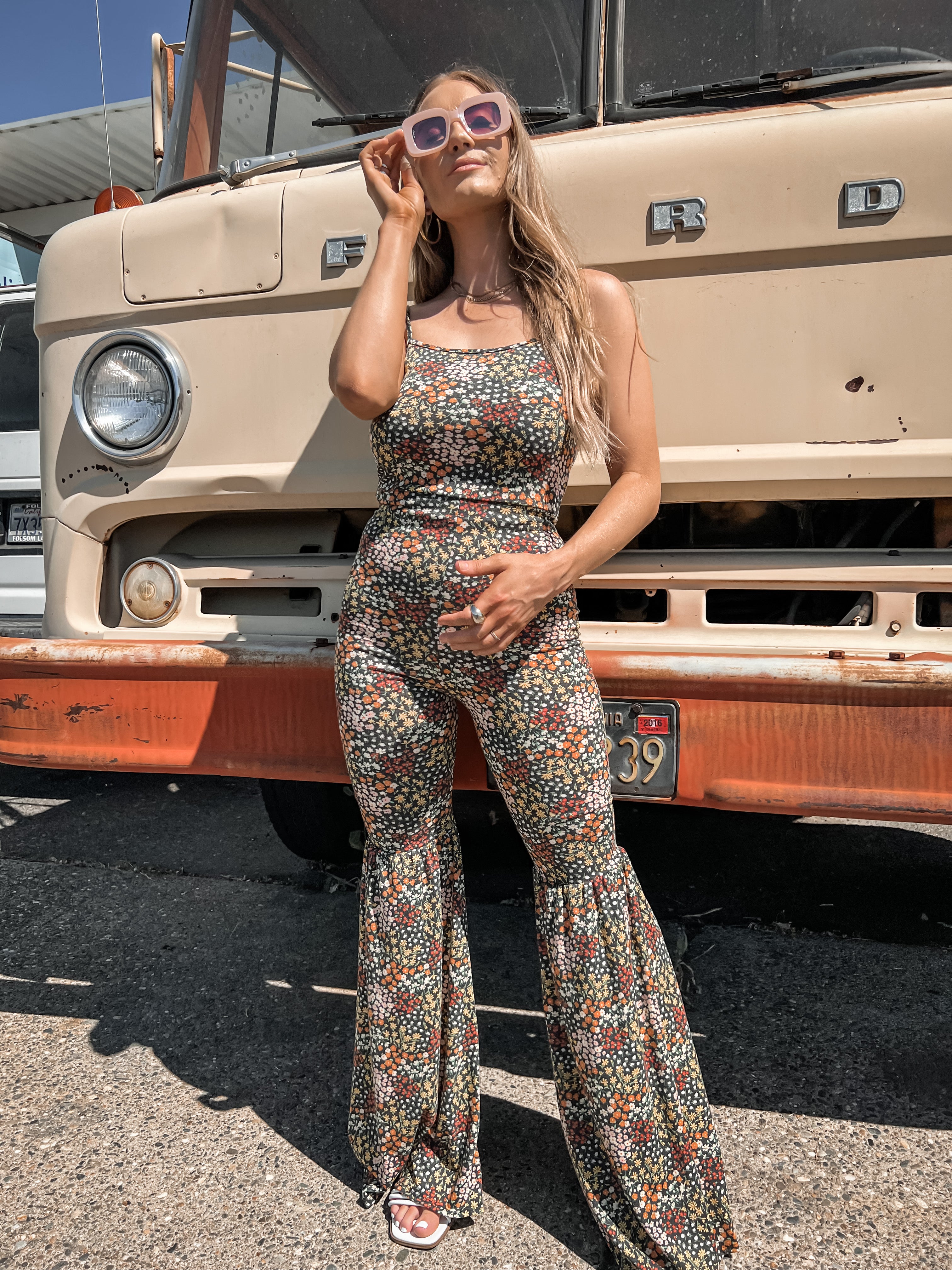 With Love Flare Jumpsuit