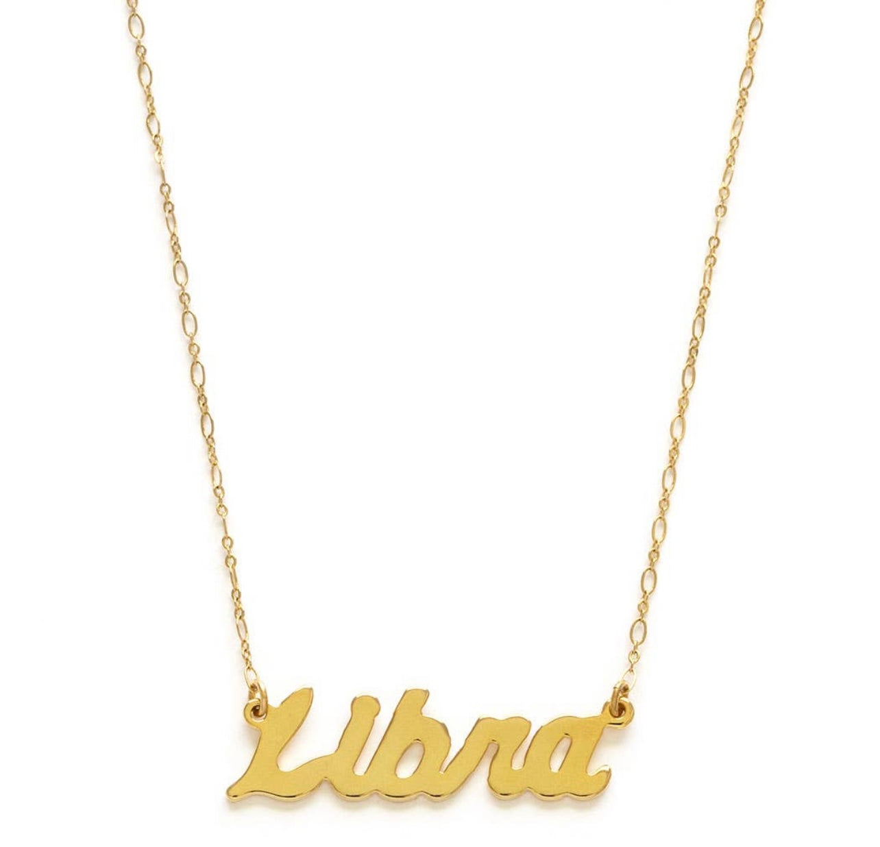 Amano Studio Zodiac Script Necklace