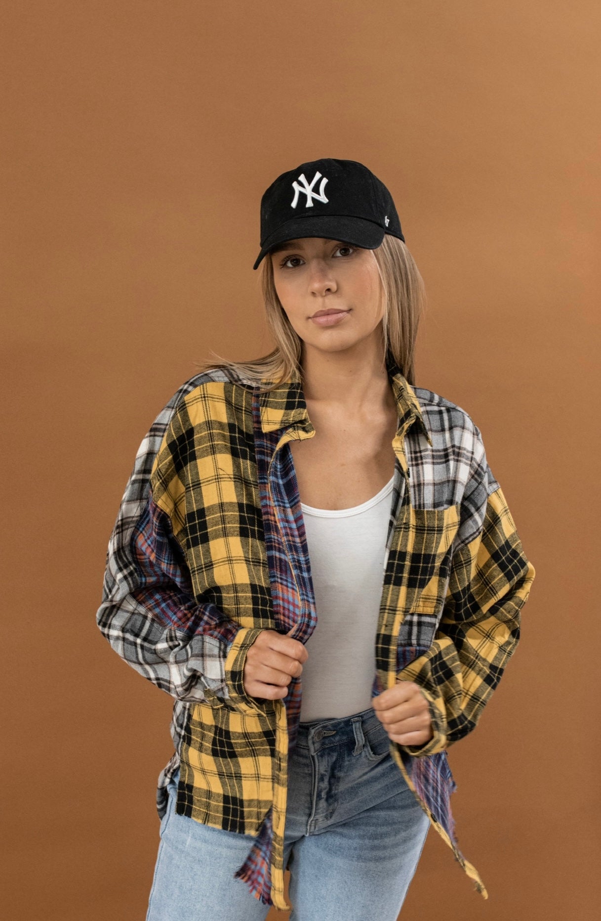 On The Edge Patchwork Flannel