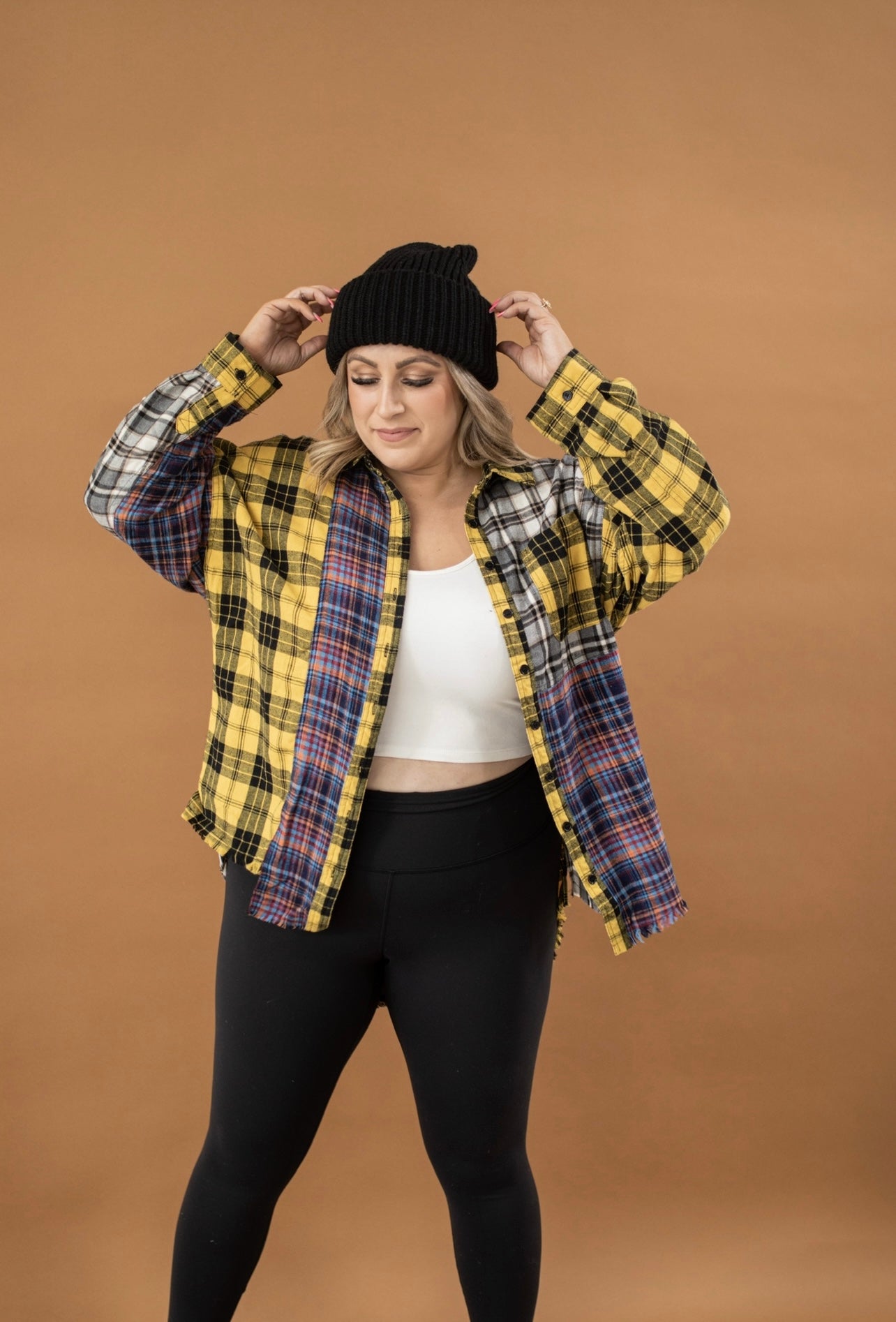 On The Edge Patchwork Flannel